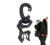 Diving Double Hose Clip | Snorkeling Equipment Scuba Diving Accessories | Professional Lightweight Double BCD Dive Hose Holder Snorkeling Clip Regulator Retainer for Diving Zorq