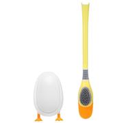 Diving Duck Toilet Brush, Creative Silicone Toilet Brush with Storage Base Long Handled Toilet Brush for Bathroom