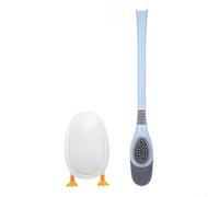 Diving Duck Toilet Brush Set for Scrubbing Toilets, Bathtubs, and Sinks (blue)