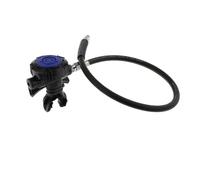 Diving Equipment for Second Stage Regulation, Snorkel Accessory with Hose, Blue