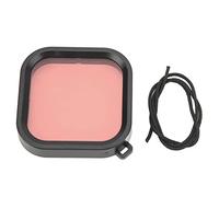 Diving Filter, Scratch-Proof ABS UV-Proof HD Camera Diving Filter for 10 11 Black (Pink)
