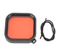Diving Filter, Scratch-Proof ABS UV-Proof HD Camera Diving Filter for 10 11 Black (Red)