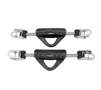 Diving Fin Spring Strap 316 Stainless Steel, Dual Use Heel Strap Assembly, 2PCS Blue - Resistant Buckles, Comfortable EPDM, Secure Fit for Jet Fin (Black)