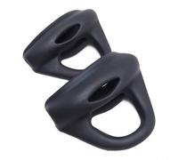 Diving Fin Strap Accessories 12mm Spring Tube | Anti-slip rubber texture, ergonomic heel fit, for quick release buckle, R-angle durability, black color