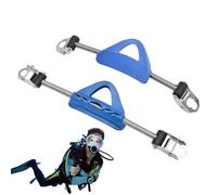 Diving Fin Strap, Diving Fin Strap, Stainless Steel Diving Spring Fin Strap, Heel Fin Strap with Quick Release, Diving Accessories for Freediving and Spearfishing