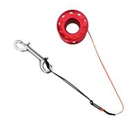 Diving Finger Spool, Scuba Diving Reel Spool 15m Multicolor Aluminum Alloy Cave Wreck Drift(Red)