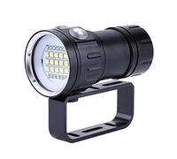 Diving Flashlight 18000 Lumen IPX8 Scuba Dive Lights 500M Underwater LED Flashlight Submersible Lights for Outdoor Under Water Sports