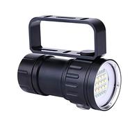Diving Flashlight - IPX8 Waterproof 18000LM 500M Bright Beads Submarine Dive Torch 80m Underwater Handheld Lamp Light