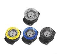 Diving For compass with waterproof ABS material, luminous for clear underwater display, lightweight and compact design with secure attachment for aquatic use (Gray)