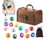 Diving Gems, Sparkling Pool Jewels - Scuba Diving Game with Treasure Box for Girls Boys