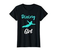 Diving Girl Springboard Platform Diver Dive Swimming Board T-Shirt
