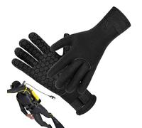 Diving Gloves - 11 - 12 cm, Warm, Non-Slip, Adjustable, Versatile, 3 mm Snorkel Equipment, Flexible Non-Slip Surf Glove, Men Women Surfing Gloves for Paddling, Kayaking