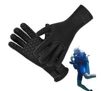 Diving Gloves Men | Warm Anti-Slip Adjustable Multipurpose 3mm Snorkeling Gear | Water Sports Wetsuit Gloves - for Paddling Kayaking Canoeing Spearfishing Skiing Swimming Sailing