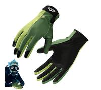 Diving Gloves - Waterproof Surf Gloves | Thickened Palm Fingertips, Land Sea Use, Adjustable Sticker Strap, Outdoor Sports Equipment for Fishing, Climbing, Cycling, Tauc