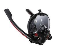 Diving Goggles Double Breath Tube Mask Double Snorkel Mask, Dry Snorkel Adults Snorkeling Diving Masks for Women Men 180° View Snorkelling Mask with Panoramic Full Face Swimming Mask