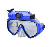 Diving Goggles with 2K Camera, Scuba Diving Goggles 15M | Water Proof 100° Wide Angle Lens, Electronic Image Stabilization, App Connection for Snorkeling, Free Diving, Swimming