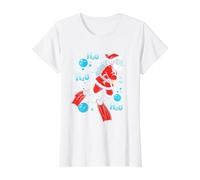 Diving H2O H2O H2O Pun Scuba Diver Santa Claus Christmas Value Graphic T-Shirt
