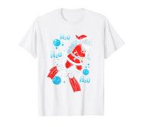 Diving H2O H2O H2O Pun Scuba Diver Santa Claus Christmas Value Graphic T-Shirt