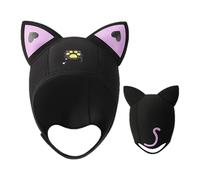 Diving Hat - 10inch Thermal Insulated Swim Cap | Neoprene Soft Diving Hood - Cute Cat Ear Hat With Ergonomic Fit Provides Heat Retention And Secure Wrap, Ideal For Cold Water Swimming