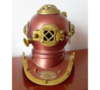 Diving Helmet Ornament Model Sculpture Vintage Inspirational Gifting Copper One Size