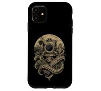 Diving Helmet Vintage Nautical Ocean Deep Water Case for iPhone 11