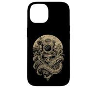 Diving Helmet Vintage Nautical Ocean Deep Water Case for iPhone 14