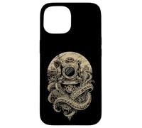 Diving Helmet Vintage Nautical Ocean Deep Water Case for iPhone 15