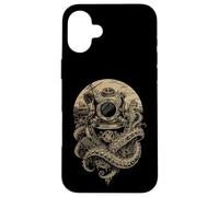 Diving Helmet Vintage Nautical Ocean Deep Water Case for iPhone 16 Plus