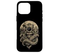 Diving Helmet Vintage Nautical Ocean Deep Water Case for iPhone 16 Pro Max