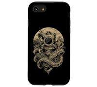 Diving Helmet Vintage Nautical Ocean Deep Water Case for iPhone SE (2020) / 7/8