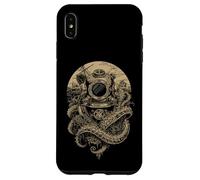 Diving Helmet Vintage Nautical Ocean Deep Water Case for iPhone XS Max