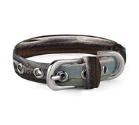 Diving Hippo Pet Collar Oxford Adjustable Safety Dog Collars Cute Outdoor Training Pet Collars Easy Clean Floral Print Puppy Collar for City Pet Owners