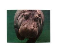 Diving Hippo Printed,500 Pieces Puzzles for Adults-Wooden Jigsaw Puzzle for Adults Elderly