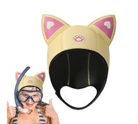 Diving Hood: 3mm Neoprene Headband, Adult Thermal Swimming Cap, Comfortable Underwater Snorkel Accessory, Durable Hot Water Cap | Cute Diving Hood With G Ears