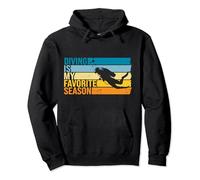 Diving Is My Favorite Season For Scuba Diver Pullover Hoodie