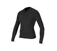 ONeill O'Neill Womens Reactor II 1.5mm Front Zip Neoprene Wetsuit Coat Jacket Black - Easy Stretch Breathable Womens Size - US 4