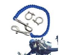 Diving Lanyard - Seven Core Umbrella Rope, 360° Retractable Waterproof Lanyard for Diving and Snorkeling | Sturdy Camera and Camcorder Strap, Safe Diving Accessory