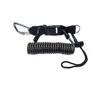 Diving Lead with Spiral Spring, Lossproof, Robust Underwater Rope for Loss Prevention and for High Load, Spring Clip Lanyard for Diving - for Climbing, Safety and Outdoor Sports Activity