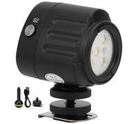 Diving LED Fill Light, High Brightness LED Chips, Max Depth 40 Meters / 131.2ft - Durable Aluminum Shell, Adjustable White & 2 - Color Modes, Ideal for Underwater Photography and
