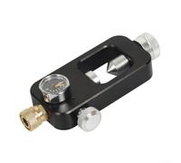 Diving Made Safe Professional Grade Refilling Tool featuring Lightweight Design and Secure Connection Interface (Yellow (Black (Psi dial))