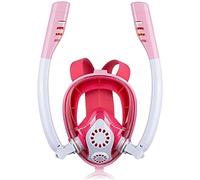 diving mask, Diving Masks Snorkel Mask Scuba Mask Underwater Anti Fog Full Face Snorkeling Mask(B,L)
