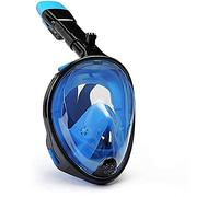 diving mask， Full Face Snorkel Diving Mask 180° Viewing Area Dry Snorkeling