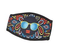 Diving MASK Strap Neoprene Hair Protector Snorkeling Mirror Belt Double Sided 010 SBR for Swimming Cartoon Printing Friendly People (Cartoon Printing - African Inspiration)
