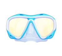 Diving Masks Freedom Diving Goggles Tempered Glass Snorkeling Masks for Daily Use(Blue)