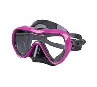 Diving Masks Single Lens Dive Tempered Glass Nose Snorkelling Masks for Daily Use(Purple)