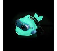 Diving Mouthpiece Cover | Snorkeling Mouthpiece Guard,Protective Sleeve Cartoon Dolphin Pendant with Clip Glow-in-the-Dark for Lake Beach Seaside Pond Women