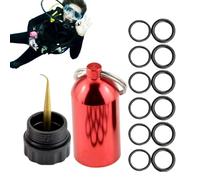 Diving O Ring Kit - for Gas Cylinder | Mini Diving Cylinder Keychain | Portable Miniature Tank Accessories, 12pcs Spare s for Men Women, Seal Set, Dive Gear