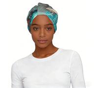 Diving Otter Elastic Headscarf Hat Soft Light Comfort Breathable for Women Daily Wear and Sleep Cap