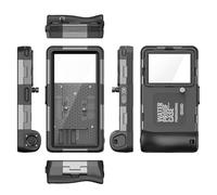 Diving Phone Case - Ip68 Waterproof Housing, Clear Cover Snorkel Gear | Full Size Underwater Camera Shell with Anti Fog Seal, Submersible Pouch for Beach Swimming Pool oceans and Water Photography