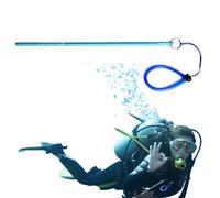 Diving Pointer Rod, Diving Rod, Underwater Search Guide, Easy to Portable Structure with Aluminium Alloy Material, Accessories for Professional Divers, Underwater Photography and Below